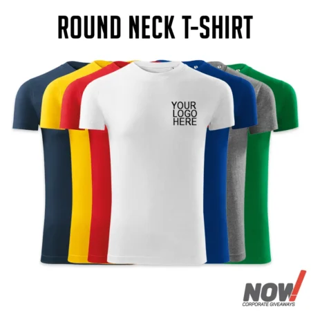 Round Neck T-Shirt with Logo Branding