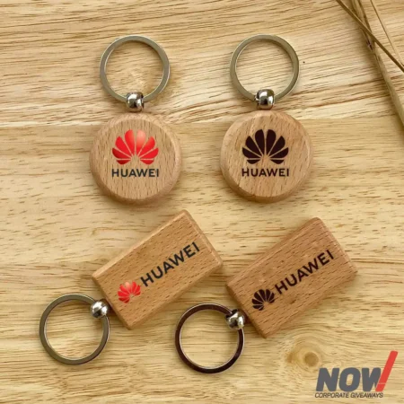 Rectangular Shape Wood Keyring – WKR-03