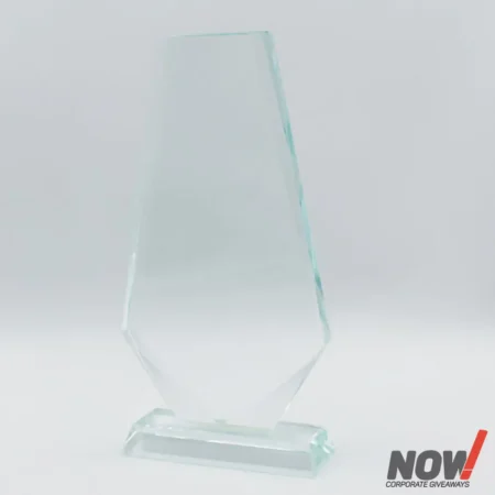 Clear Crystal Glass Award Shield - AGT 142