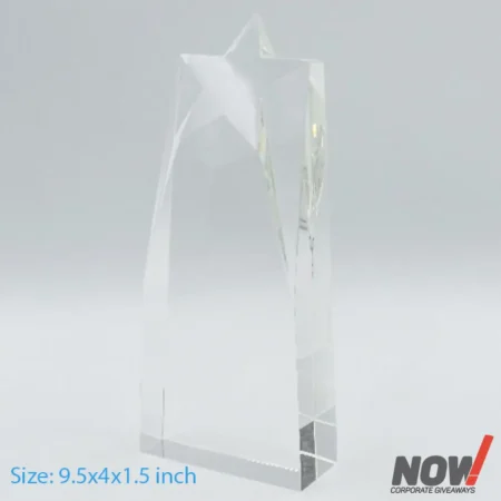 Star Shape Crystal Glass Award - AGT 161