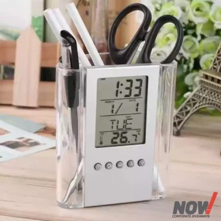 Pen Holder with Digital Clock - ABZ 820