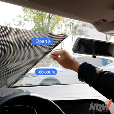 Rolling Car Sun Shades with Logo Branding