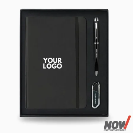 Corporate Gift Box with A5 Notebook USB 8GB 64GB Metal Ballpen- C05