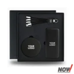 Corporate Gift Box with Powerbank 10,000 mah Wireless Charger Multi Charging Cable - C07