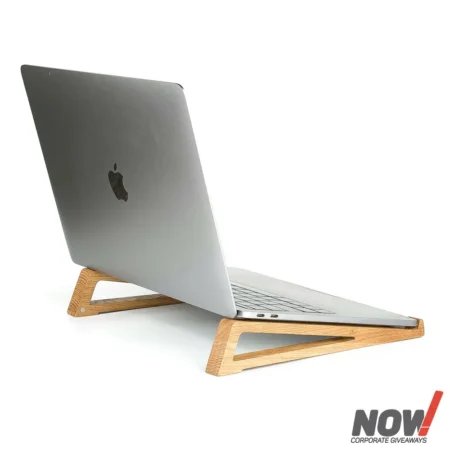Wood Laptop Stand with Custom Logo Branding - LS 01