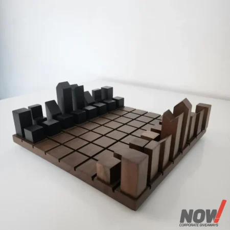 Professional Wood Chess Set with Custom Branding