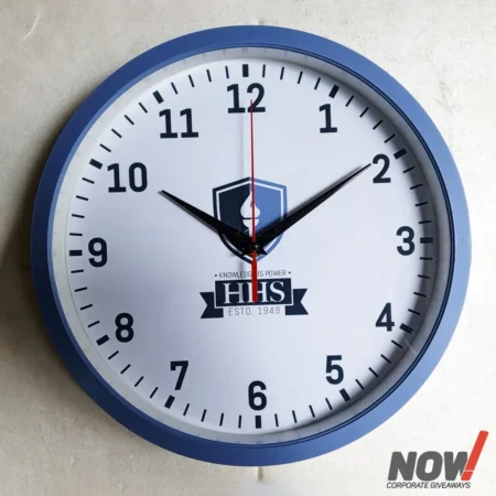 Wall Clock 11.5" with Customized Logo Branding - USL 1925