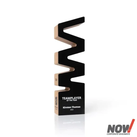 Wood and Metal Customize Shield and Award - CS 08