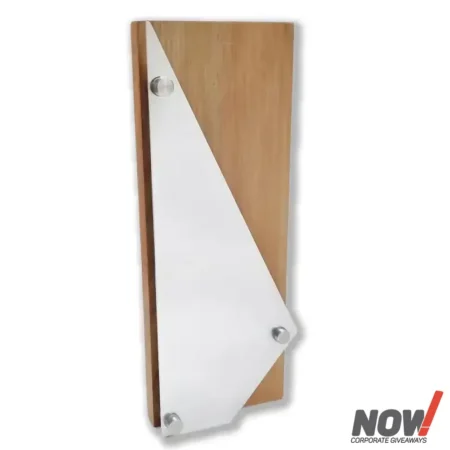 Wood and Aluminum Award Shield - AGT 157