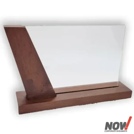 Wood & Crystal Glass Award - AGT 158