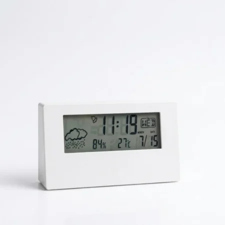 Desk table clock with logo branding 2158