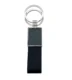 Black keychain with logo branding