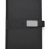 Buckle notebook diary with logo branding