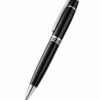 Big metal ballpoint pen with logo branding