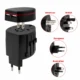 Universal travel adapter with logo branding