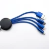 Short round charging cable
