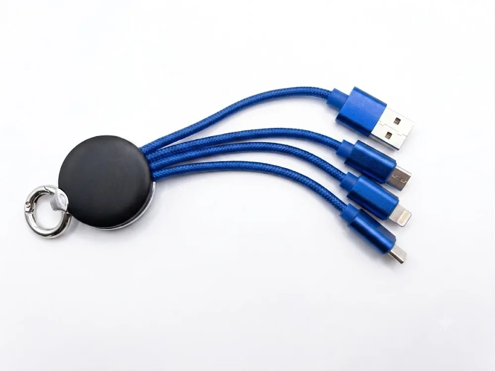 Short round charging cable