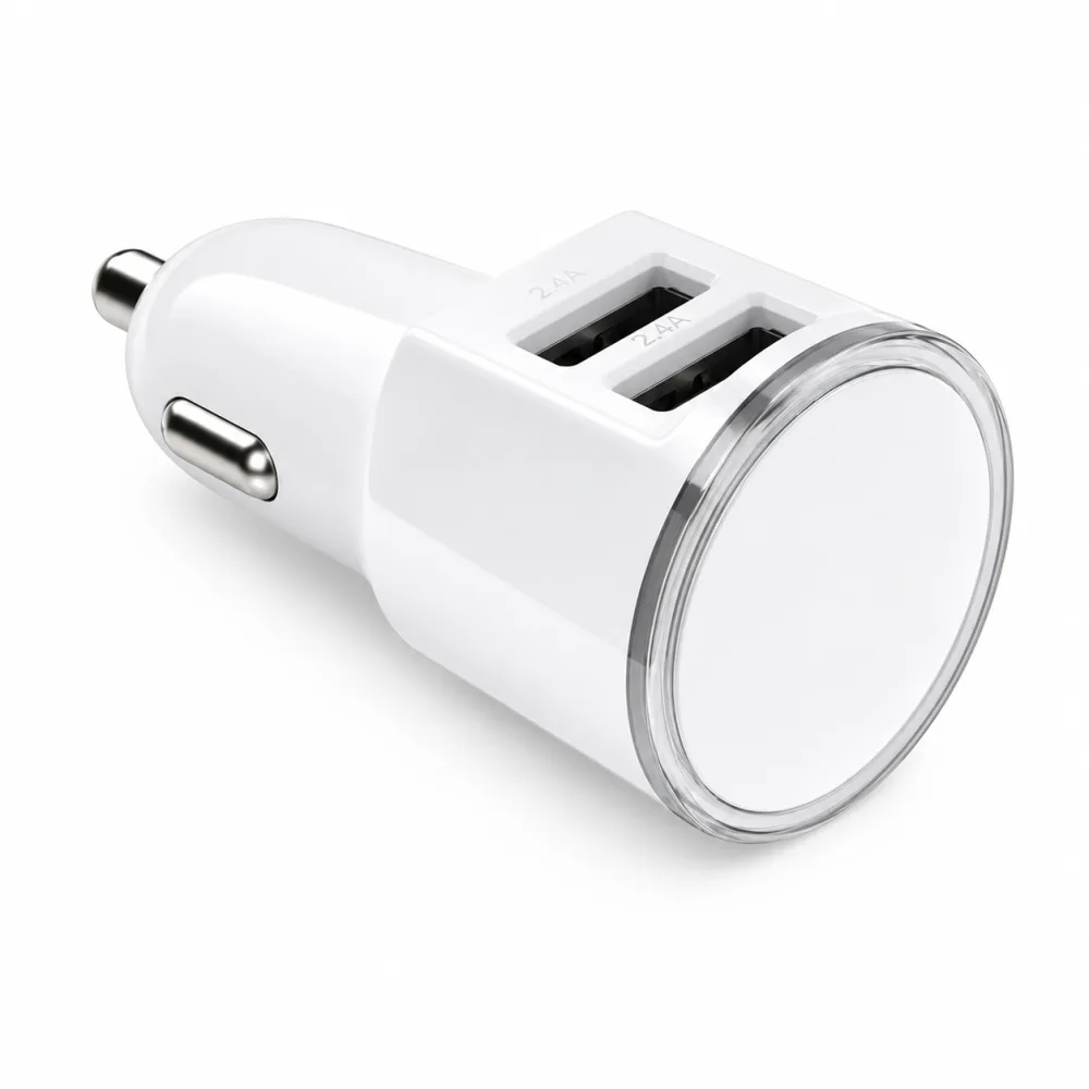Car charger with logo branding