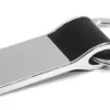 Square metal keychain
