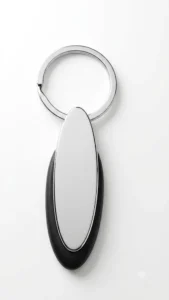 Oval keychain