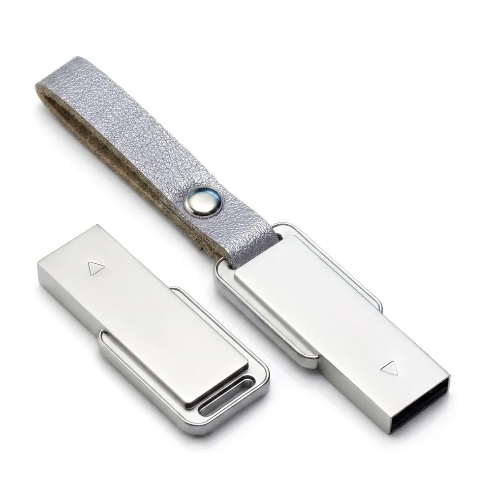 Leather strip USB flash drive