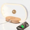 Wireless lamp with clock