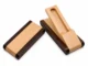 Folding wooden pen box