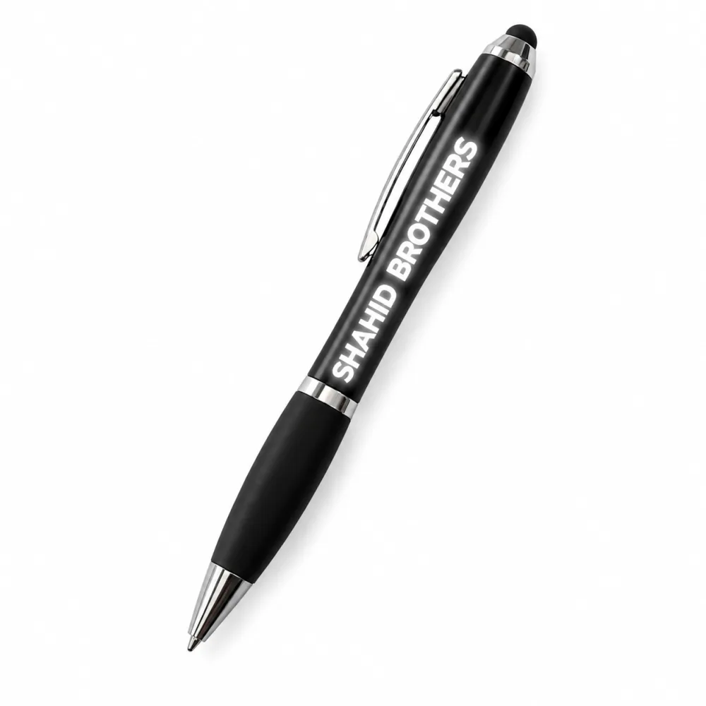 Pen with white light and logo branding