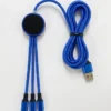 Long multi charging cable with logo branding