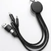 Short 3 in 1 charging cable