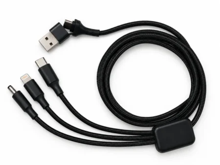 3 in 1 charging cable with logo branding