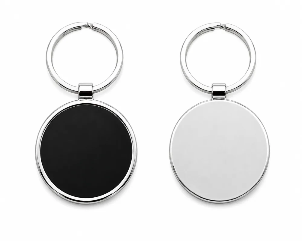 Round metal keychain MKS 11