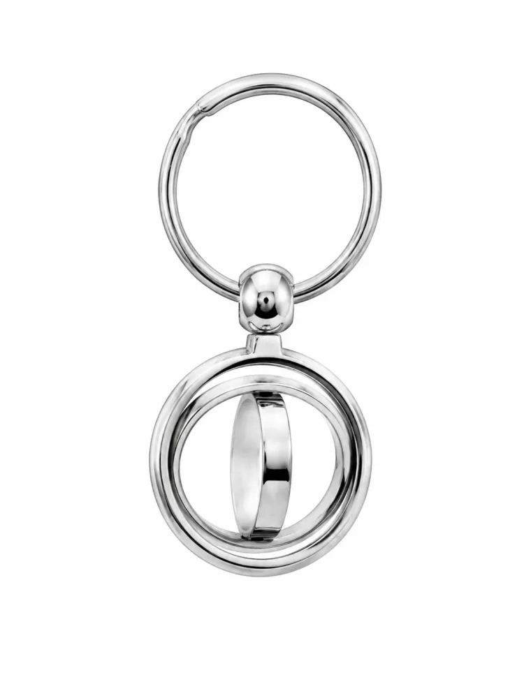 Double revolving keychain
